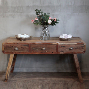 Console Table - Recycled Wood - 150x50x80cm
