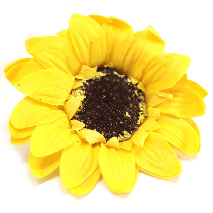 Craft Soap Flower - Lrg Sunflower - Yellow
