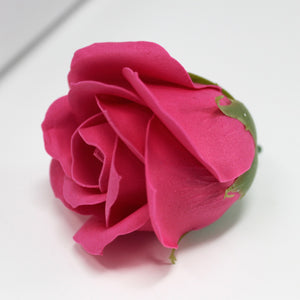 10 x Craft Soap Flowers - Med Rose - Rose