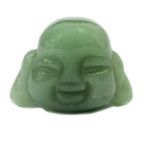 Gemstone Buddha Head - Jade