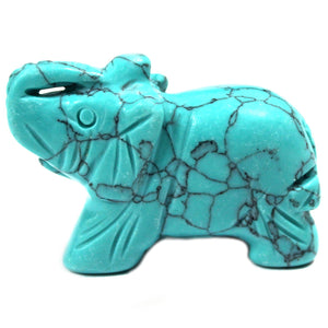 Gemstone Elephant - Turquoise