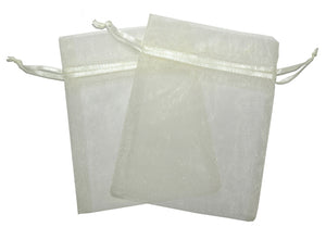 Small Organza Bags - Ivory