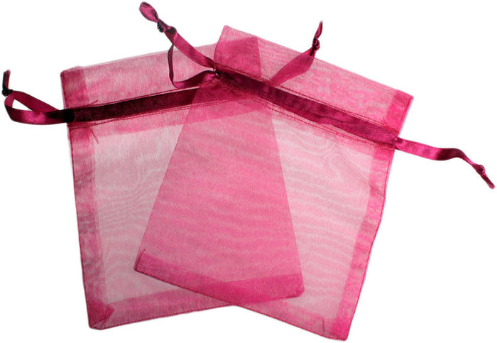 Small Organza Bags - Wine