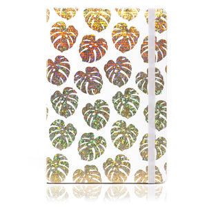 Cool A5 Notebook - Assorted Designs - Golden Tropical
