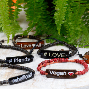 Coco Slogan Bracelets - #Friends
