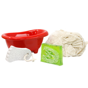 Srunchie , Scrub & Soap Bath Gift Set