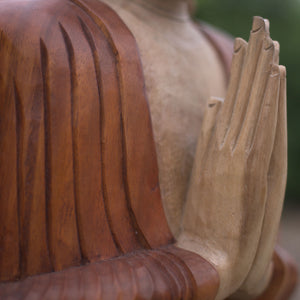 Hand Carved Buddha Statue - 30cm Teaching Transmission