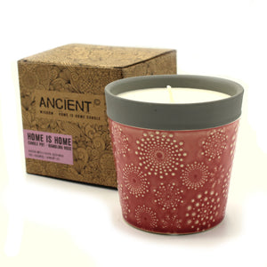 Home is Home Candle Pots - Rambling Rose