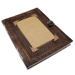 Huge Customisable Visitor Leather Book 10x13 (200 pages)