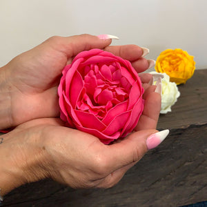 Craft Soap Flower - Ext Large Peony - Rose