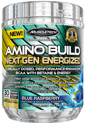 MuscleTech Amino Build - Next Gen Energized, Fruit Punch - 280 grams