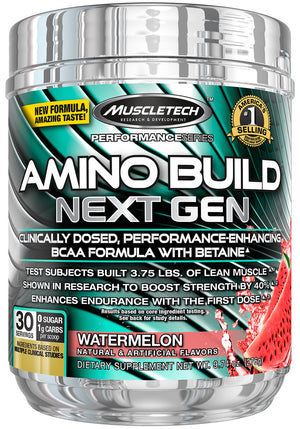 MuscleTech Amino Build - Next Gen, White Raspberry - 278 grams