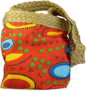 Aboriginal Art Bags - Red & Blue