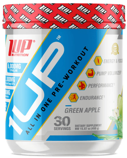 1Up Nutrition 1Up For Men Pre-Workout, Raspberry Sorbet - 550 grams
