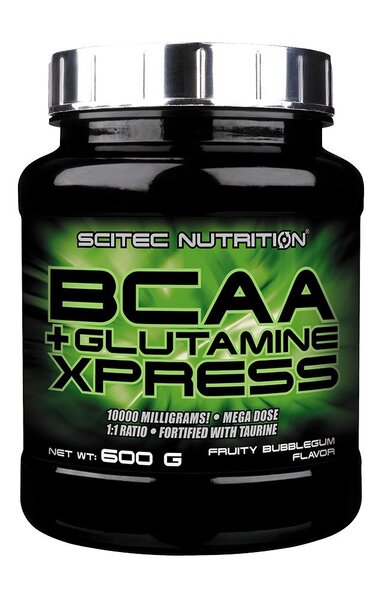 SciTec BCAA + Glutamine XPress, Lime - 600 grams
