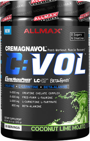 AllMax Nutrition C:VOL, Coconut Lime Mojito - 375 grams