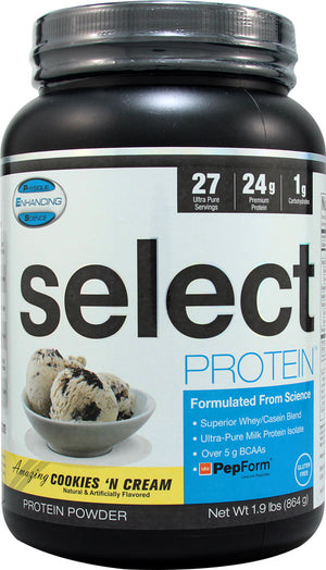 PEScience Select Protein, Amazing Cookies & Cream - 905 grams