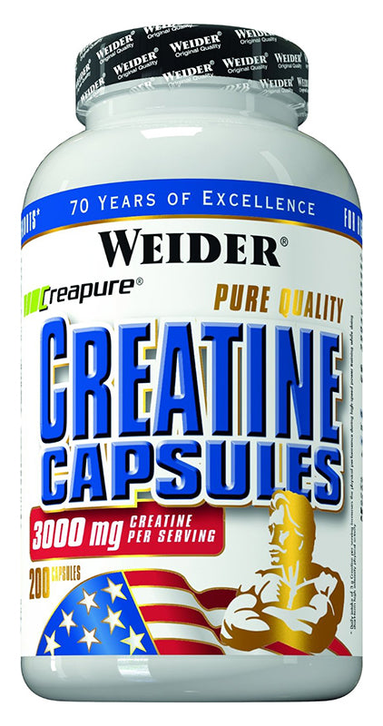 Weider Creatine Capsules - 200 caps