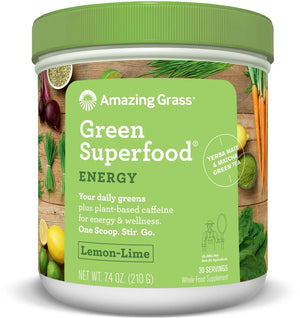 Amazing Grass Green SuperFood Energy Lemon and Lime (30 Servings) 210g