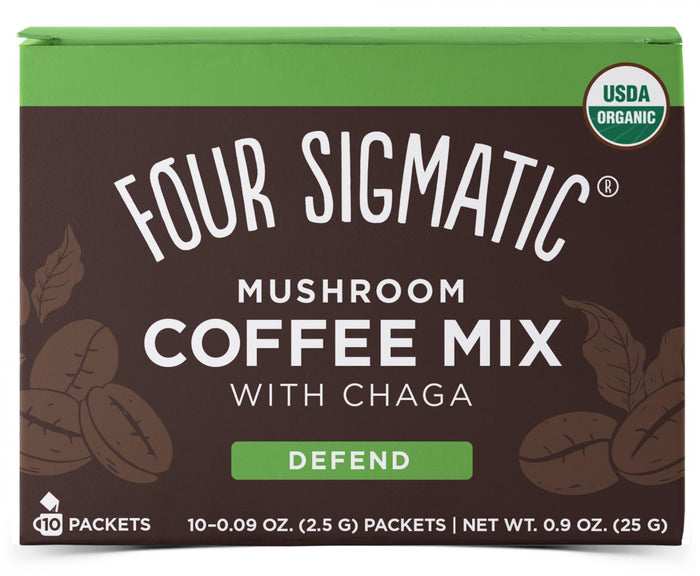 Four Sigmatic Instant Coffee Mix with Chaga & Cordyceps (Defend) 10x2g