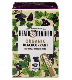 Heath And Heather Heath And Heather Organic Wild Blackcurrant 20 Bag