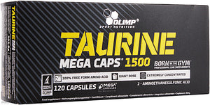 Olimp Nutrition Taurine Mega Caps - 120 caps