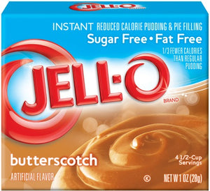 Jell-O Instant Pudding & Pie Filling Sugar Free, Butterscotch - 28 grams