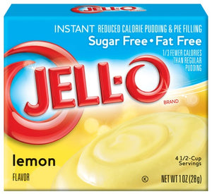 Jell-O Instant Pudding & Pie Filling Sugar Free, Lemon - 28 grams