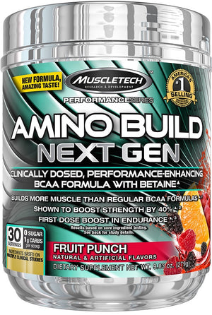 MuscleTech Amino Build - Next Gen, Fruit Punch - 279 grams