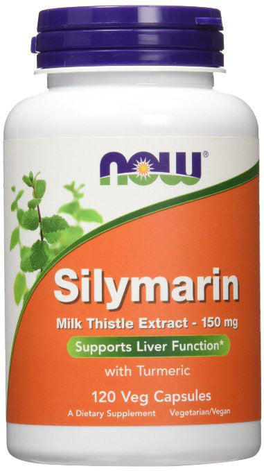 NOW Foods Silymarin with Turmeric, 150mg - 120 vcaps