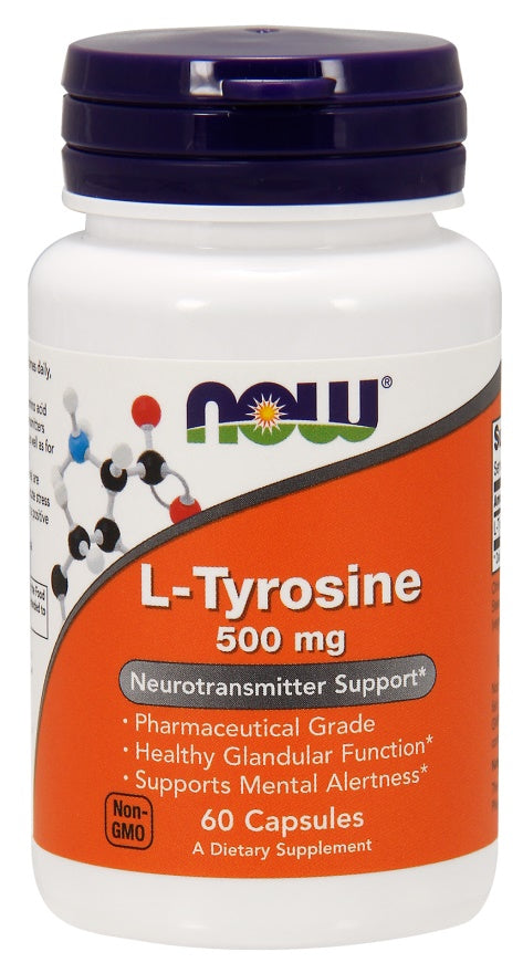 NOW Foods L-Tyrosine, 500mg - 60 caps