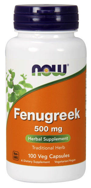 NOW Foods Fenugreek, 500mg - 100 vcaps