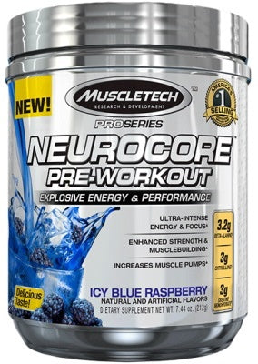 MuscleTech NeuroCore, Icy Blue Raspberry - 212 grams