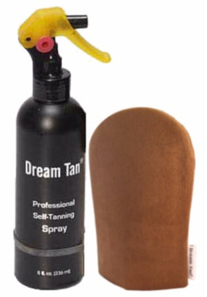 Dream Tan Professional Self Tanning Spray With Mitt - 236 ml.