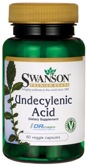 Swanson Undecylenic Acid - 60 vcaps