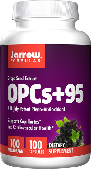 Jarrow Formulas OPCs + 95 Grape Seed Extract, 100mg - 100 caps