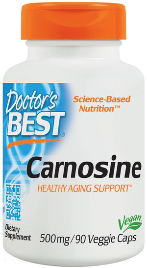 Doctor's Best Carnosine, 500mg - 90 vcaps