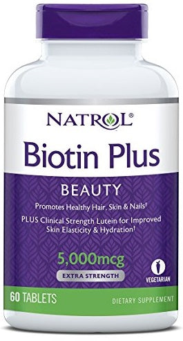 Natrol Biotin Plus, 5000mcg - 60 tablets