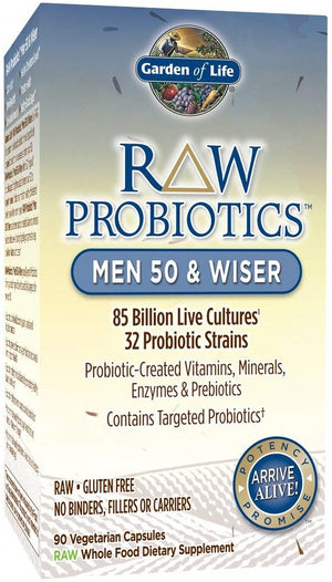 Garden of Life Raw Probiotics Men 50 & Wiser - 90 vcaps