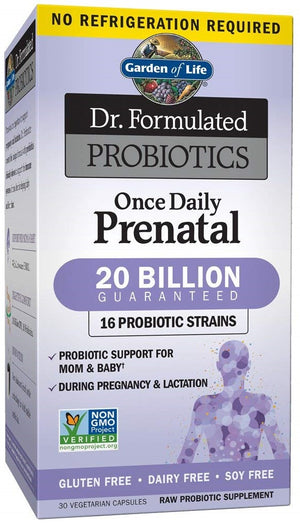 Garden of Life Dr. Formulated Probiotics Once Daily Prenatal - 30 vcaps