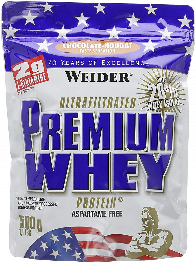 Weider Premium Whey, Chocolate Nougat - 500 grams