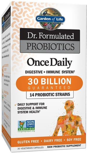 Garden of Life Dr. Formulated Probiotics Once Daily - 30 vcaps
