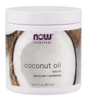NOW Foods Coconut Oil - Skin & Hair Revitalizing - 207 ml.