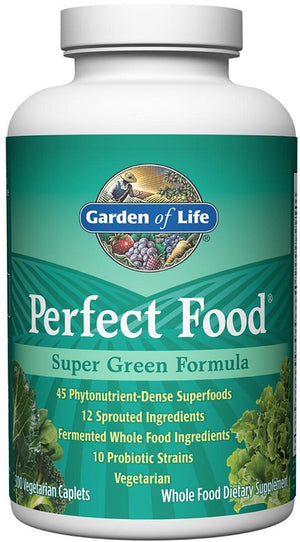 Garden of Life Perfect Food Super Green Formula - 300 vegetarian caplets
