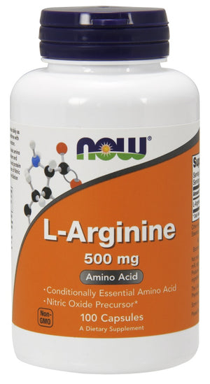 NOW Foods L-Arginine, 500mg - 100 caps