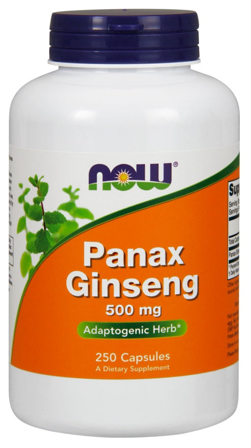 NOW Foods Panax Ginseng, 500mg - 250 caps