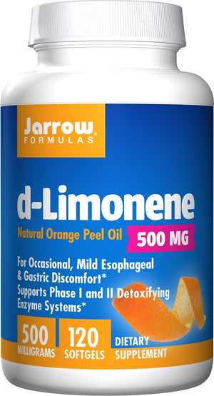 Jarrow Formulas d-Limonene, 500mg - 120 softgels