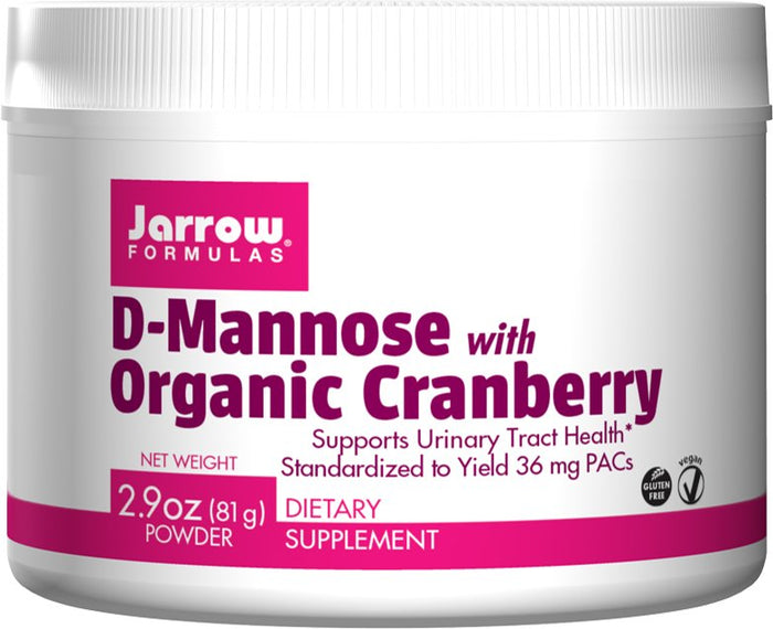 Jarrow Formulas D-Mannose with Organic Cranberry - 81 grams