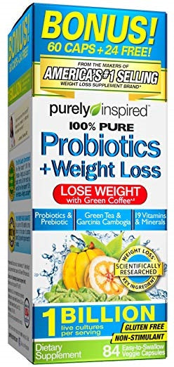 Purely Inspired Probiotics Weight Loss 84 vcaps