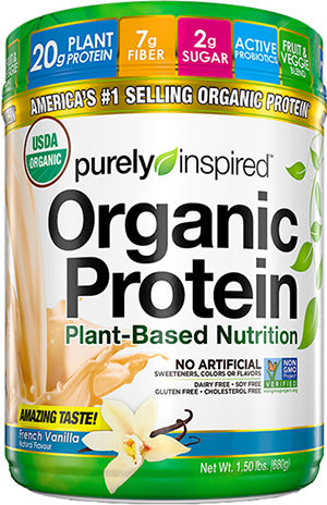 Purely Inspired Organic Protein - Plant-Based, Decadent Chocolate - 680 grams
